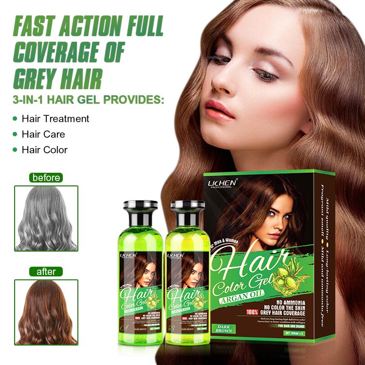 Hair Color Gel (Argan Oil) 258 ml x 2 = 516 ml